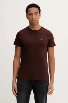 Tommy Jeans tricou din bumbac culoarea alb, uni, DM0DM04411 imagine