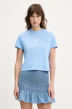 Tommy Jeans tricou din bumbac femei, DW0DW20317 imagine