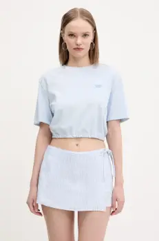 Tommy Jeans tricou din bumbac femei, DW0DW20324 imagine