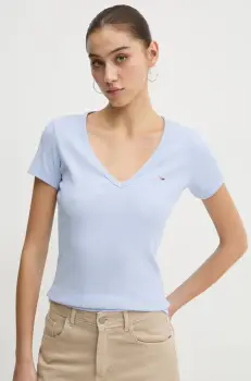 Tommy Jeans tricou femei, DW0DW17385 imagine