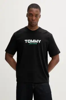 Tommy Jeans tricou pentru barbati, din bumbac imagine