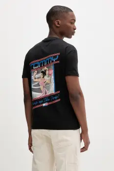 Tommy Jeans tricou pentru barbati, din bumbac imagine