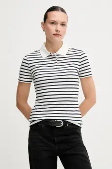 Tommy Jeans tricou polo femei, DW0DW20160 imagine