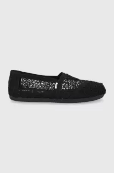 Toms Espadrile Alpargata culoarea negru imagine