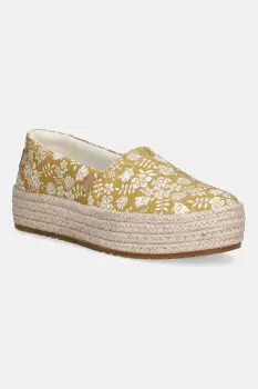 Toms espadrile cu platforma pentru femei VALENCIA imagine