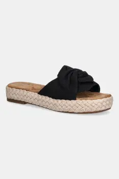 Toms papuci BEACHSIDE culoarea negru, cu platforma, 10021978 imagine