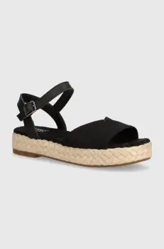 Toms sandale Abby culoarea negru, cu platforma, 10020814 imagine