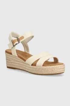 Toms sandale Audrey culoarea bej, 10020758 imagine