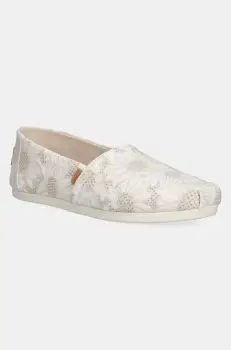 Toms tenisi EYELET culoarea bej, 10021932 imagine