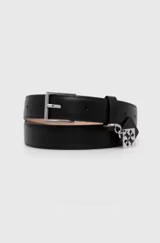 Tory Burch curea de piele femei, culoarea negru imagine