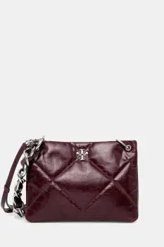Tory Burch geanta de piele Kira Diamond Quilt culoarea violet, 174842.500 imagine