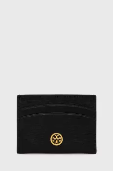Tory Burch Portofel de piele femei, culoarea negru imagine