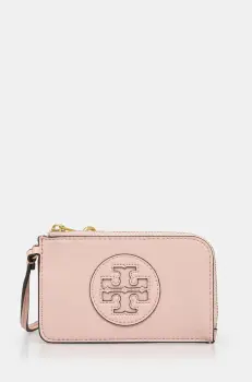 Tory Burch portofel Ella femei, culoarea roz, 157506.655 imagine