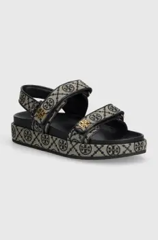 Tory Burch sandale Kira Sport Sandal femei, culoarea albastru marin, 155154.430 imagine