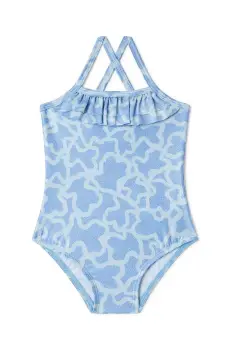 Tous costum de baie dintr-o bucata pentru copii culoarea turcoaz imagine