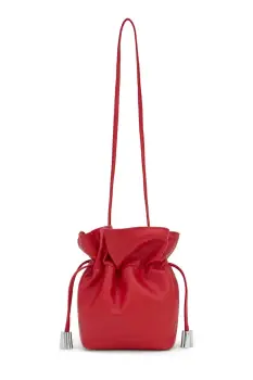 Tous geanta de piele Heritage culoarea rosu, 2002375417 imagine