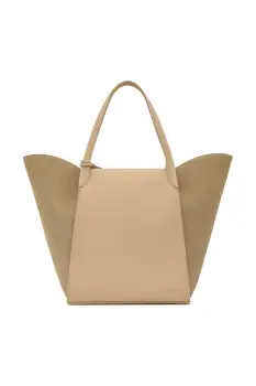 Tous geanta de piele TULIP culoarea bej, 2002301401 imagine