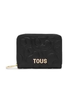 Tous portofel de piele femei, culoarea negru imagine