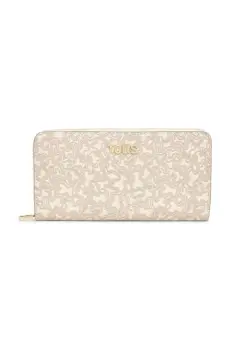 Tous portofel KAOS MINI LINES femei, culoarea bej, 2002183401 imagine