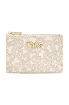 Tous portofel KAOS MINI LINES femei, culoarea bej, 2002184201 imagine