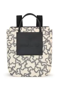 Tous rucsac femei, culoarea bej, mare, modelator imagine