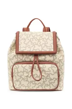 Tous rucsac femei, culoarea bej, mare, modelator imagine