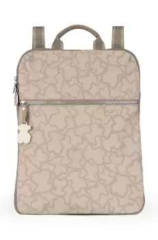 Tous rucsac femei, culoarea bej, mare, modelator imagine