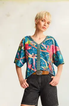 tricou din bumbac culoarea verde imagine