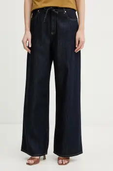 Trussardi blugi wide leg pentru femei imagine
