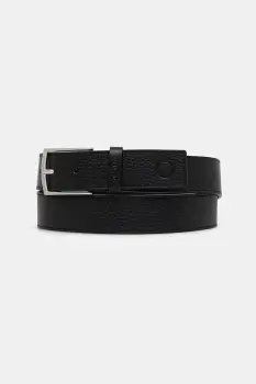 Trussardi curea de piele culoarea negru, B349B000012N imagine