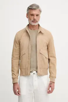 Trussardi geaca de tranzitie pentru barbati, din piele intoarsa imagine