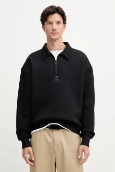 Trussardi hanorac de bumbac culoarea negru, cu imprimeu, G8018000020N imagine