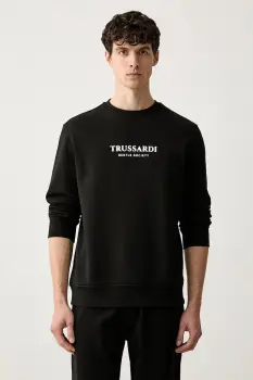 Trussardi hanorac pentru barbati din bumbac imagine
