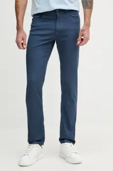 Trussardi pantaloni pentru barbati, din bumbac cu elastan imagine