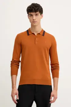 Trussardi pulover culoarea portocaliu, light, M0198000021N imagine