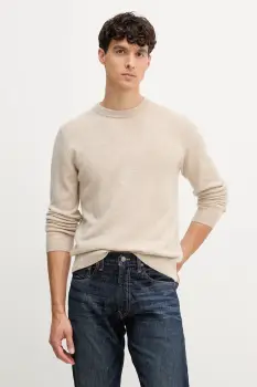 Trussardi pulover de casmir culoarea bej, light, M0208000022N imagine