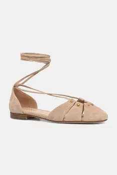 Twinset balerini piele intoarsa imagine