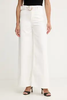 Twinset blugi wide leg feminini imagine