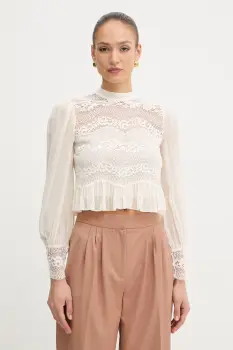 Twinset bluza cu volane pentru femei, cu vascoza imagine