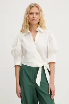 Twinset bluza petrecuta pentru femei, din bumbac cu elastan imagine