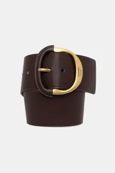 Twinset curea lata pentru femei din piele imagine
