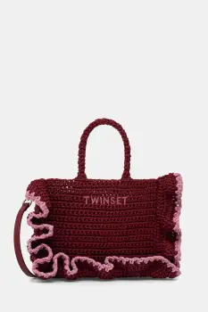 Twinset geanta crossbody pentru femei impletita imagine