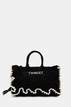 Twinset geanta crossbody pentru femei impletita imagine