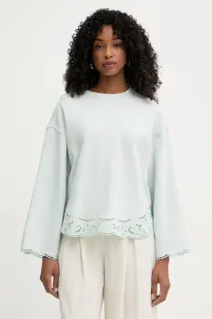 Twinset hanorac pentru femei, din bumbac imagine