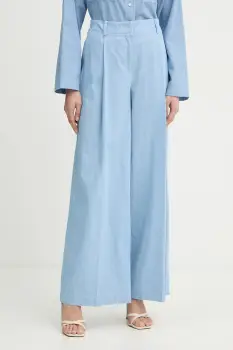 Twinset pantaloni de bumbac imagine