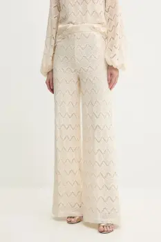 Twinset pantaloni de bumbac imagine