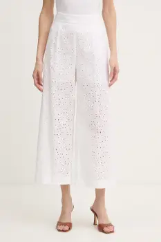 Twinset pantaloni de bumbac imagine