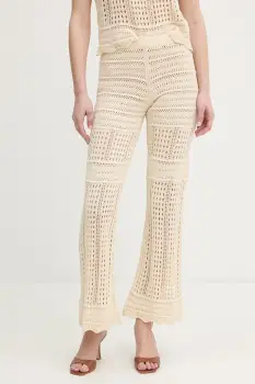 Twinset pantaloni de bumbac imagine