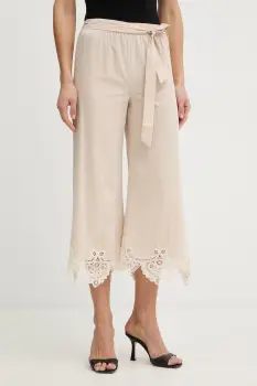 Twinset pantaloni de dama din bumbac imagine