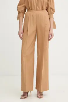 Twinset pantaloni din amestec de in imagine